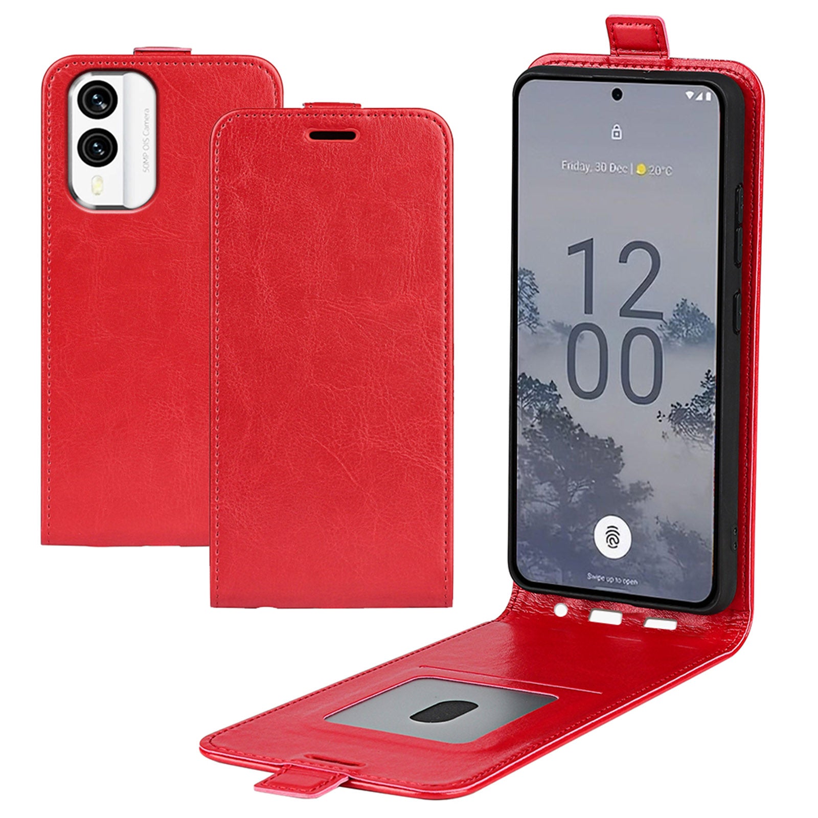 Shockproof Cell Phone Cover For Nokia X30 5G Crazy Horse Texture Vertical Flip Leather Protective Case with Card Slot Shockproof Cell Phone Cover For Nokia X30 5G Crazy Horse Texture Vertical Flip Leather Protective Case with Card Slot